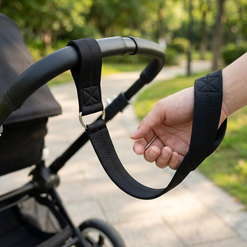

Stroller Safety Belt Black 45cm Anti Slip Anti Rollaway Adjustable for Baby Strollers Highchairs Safety Belt