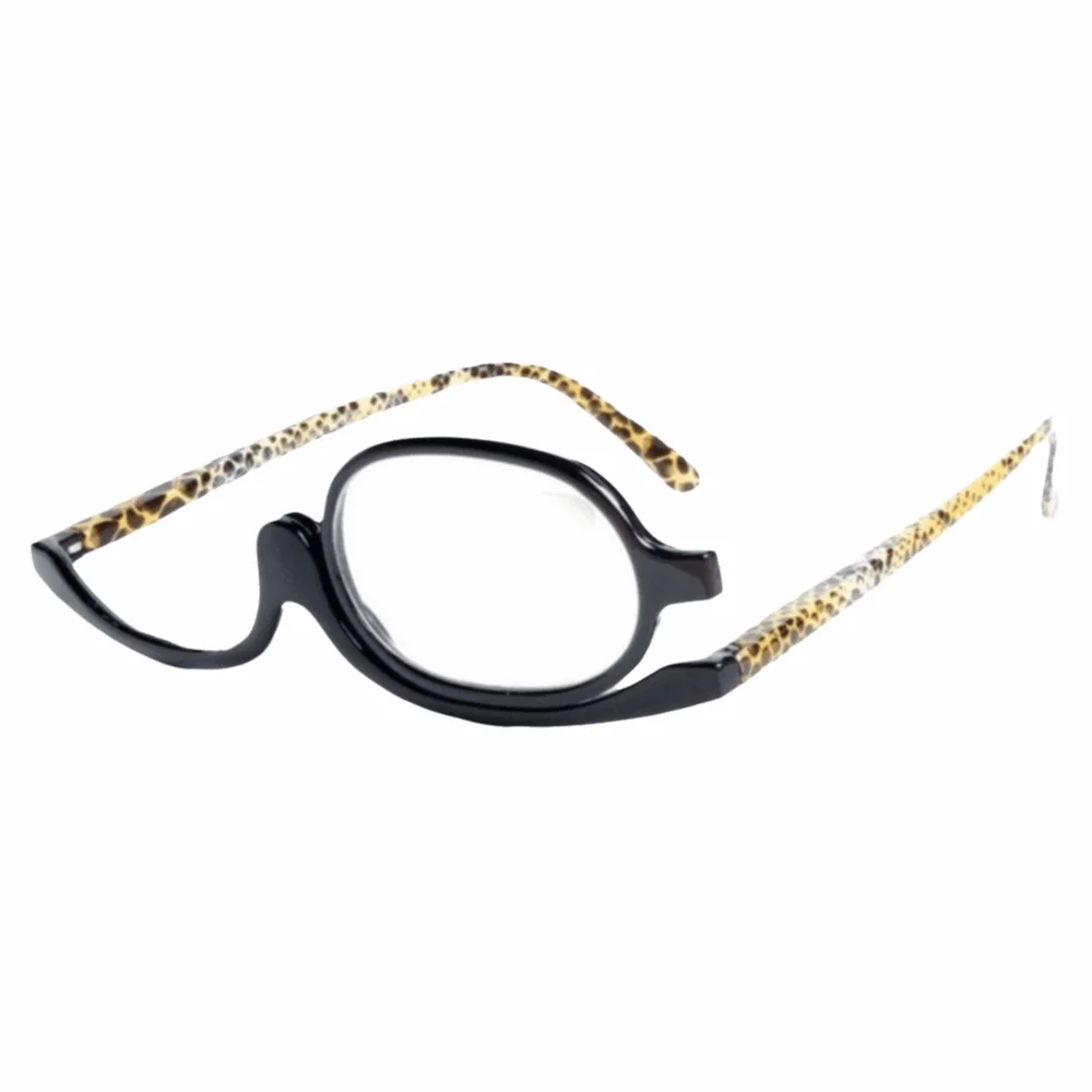 +1.00~+4.0 Diopter Makeup Reading Glasses Magnification Rotating Design Folding Eyeglasses Hands-Free Folding Presbyopia Glasses
