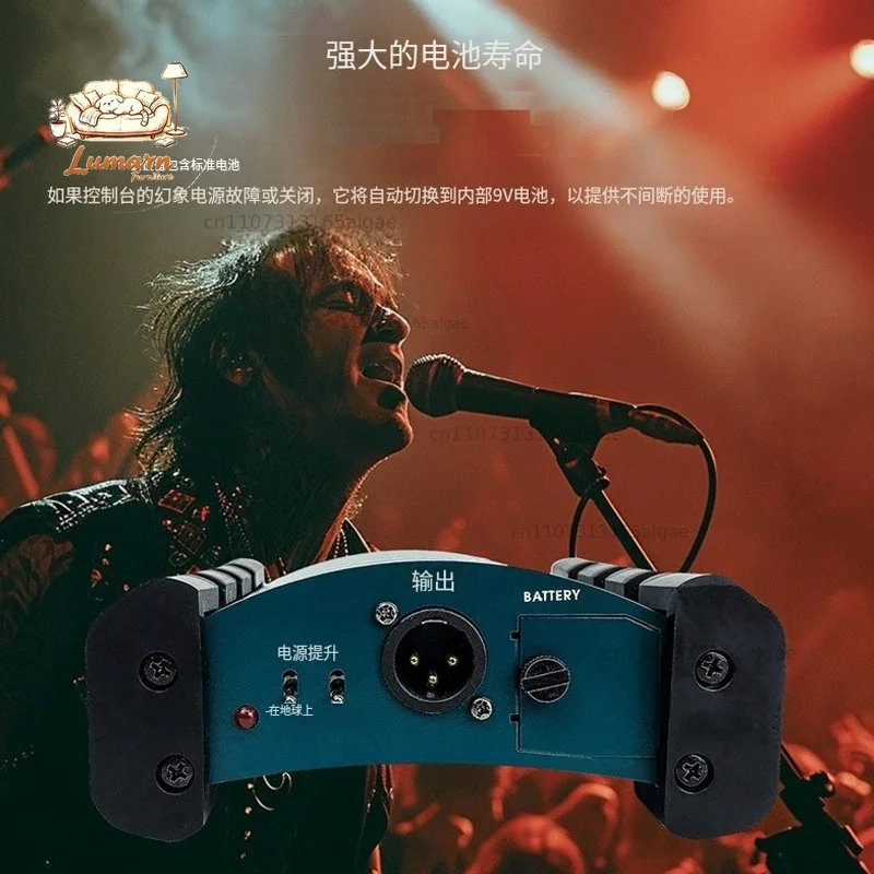 Active DI Box Impedance Converter DIBOX Stage Effects Phantom Power Active DI Box BOX
