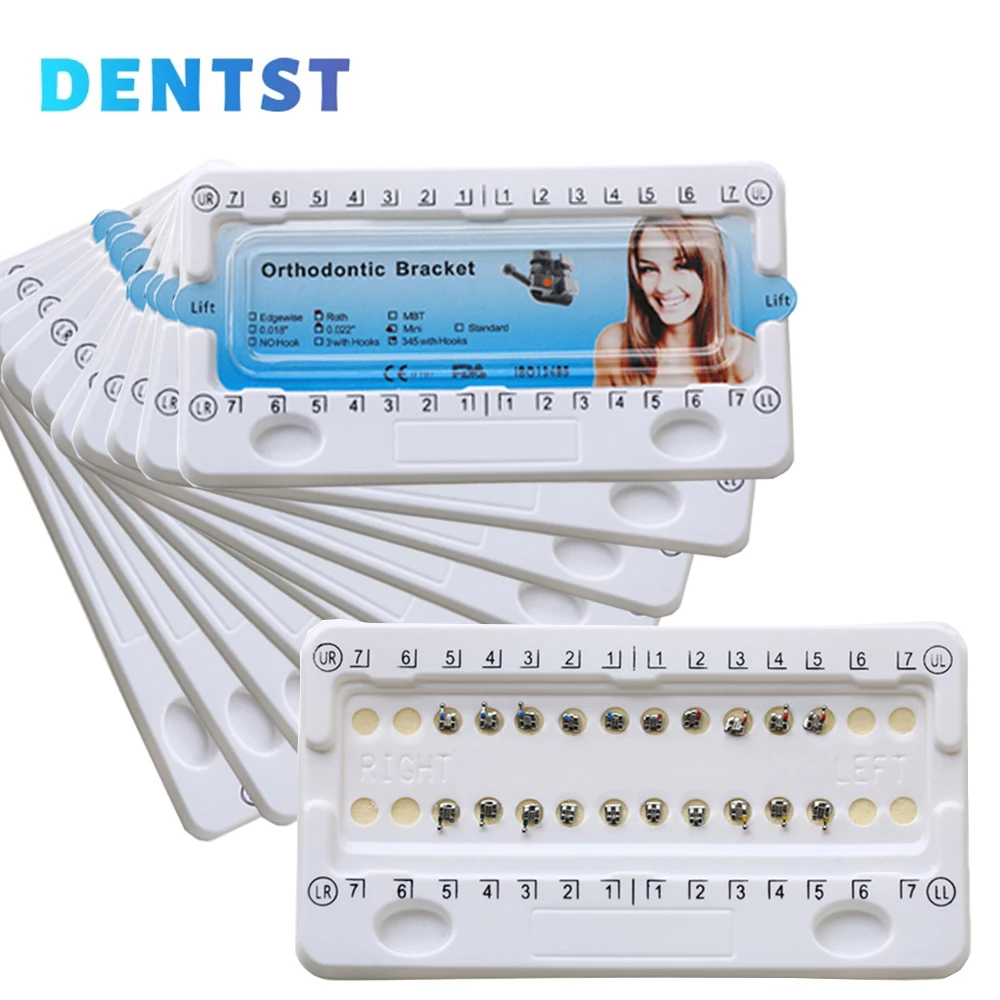 

20pcs/Set Dental Orthodontic Bracket Metal Bracket Mini Braces Roth/MBT Dentist Goods