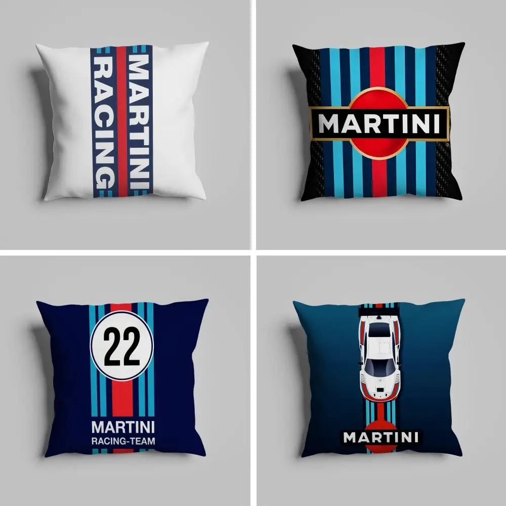 

Racing M-MartiniS Cool Pillow Case luxurious home office, sofa decorative Multi sized car seat cushions, pillowcases
