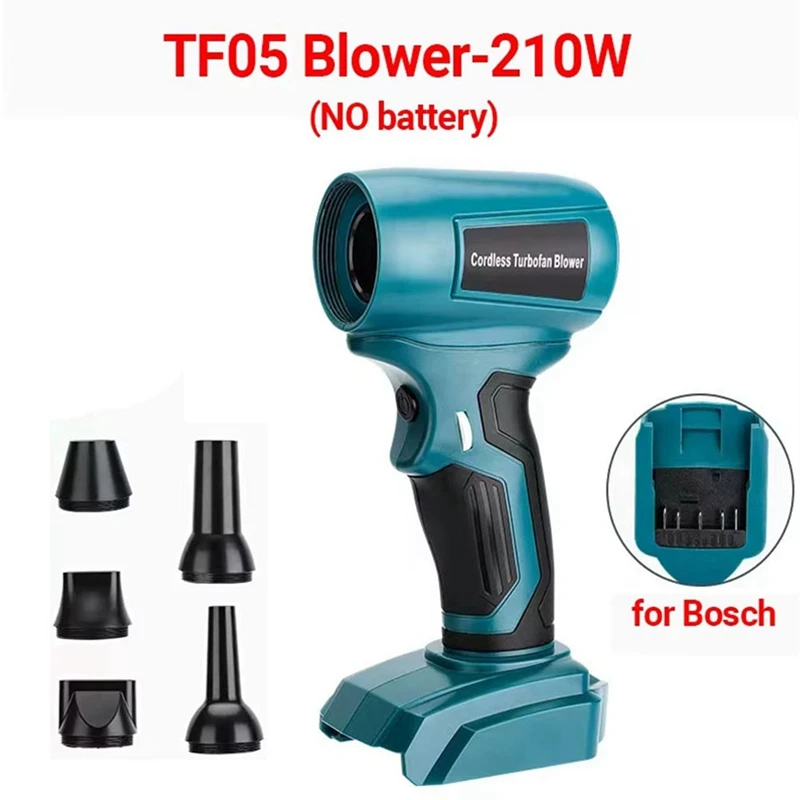 Portable Violent Turbo Fan Mini Jet Blower 130000RPM Brushless High Speed Air Blower for 18V 20V Li-Ion Battery-A56M