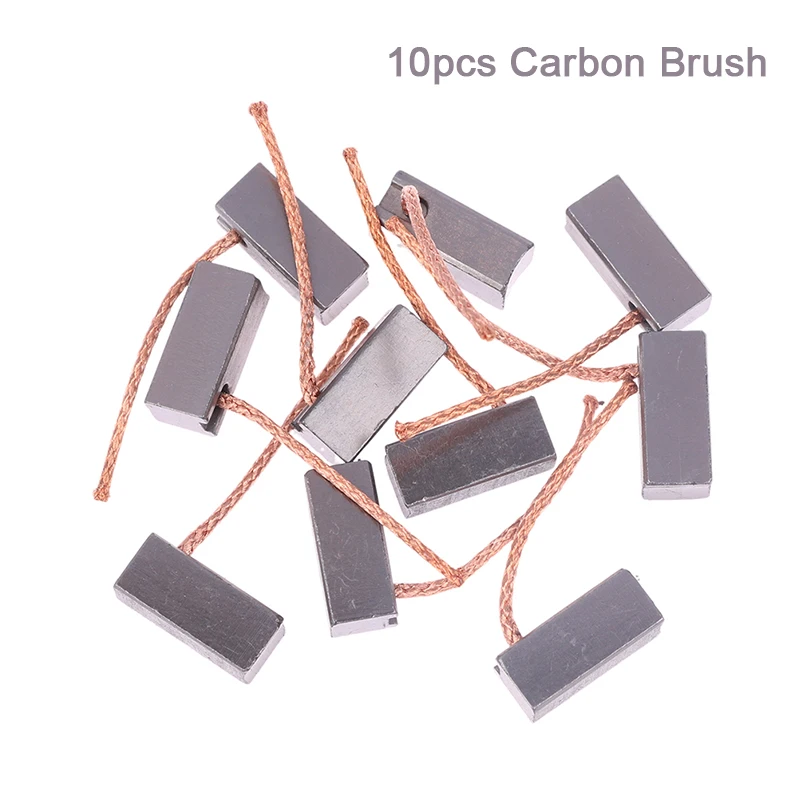 【New】10pcs Motor Carbon Brush For Automobile Heater Blower Fan Air-blower Replacement Tools 8*8*18mm