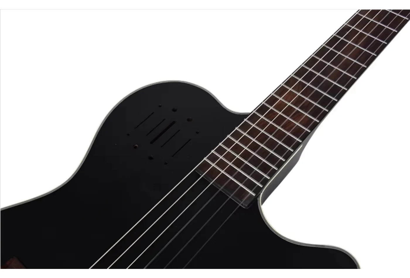39-Zoll-Nylon-Silent-Gitarre mit Fichtendecke, Rückseite/Seite aus Palisander, klassische Silent-E-Gitarre, halbgeräuschloser Front-Tonabnehmer – Detail 11