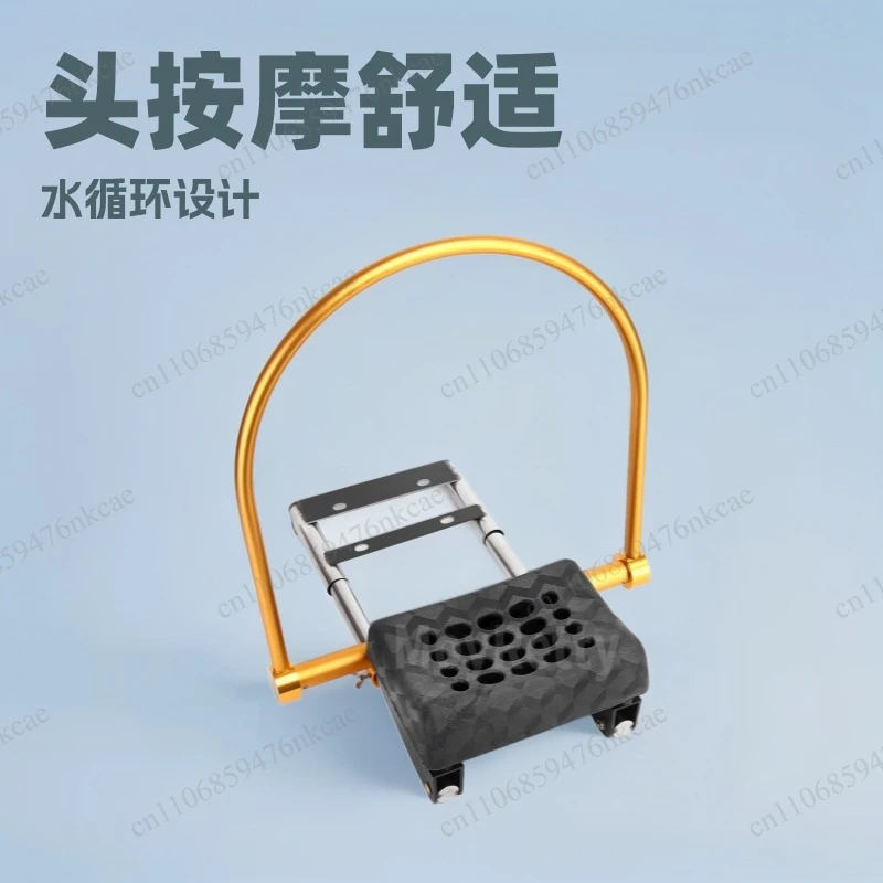 Shampoo basin with accessories Water circulation hair salon Shampoo bed special hair treatment shelf
