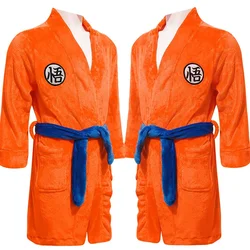 Nieuwe Dragon Anime Ball Son Full Set Goku Oranje Night-Robe Badjas Unisex Volwassen Kids Hallloween Party Cosplay Kostuum Uniform