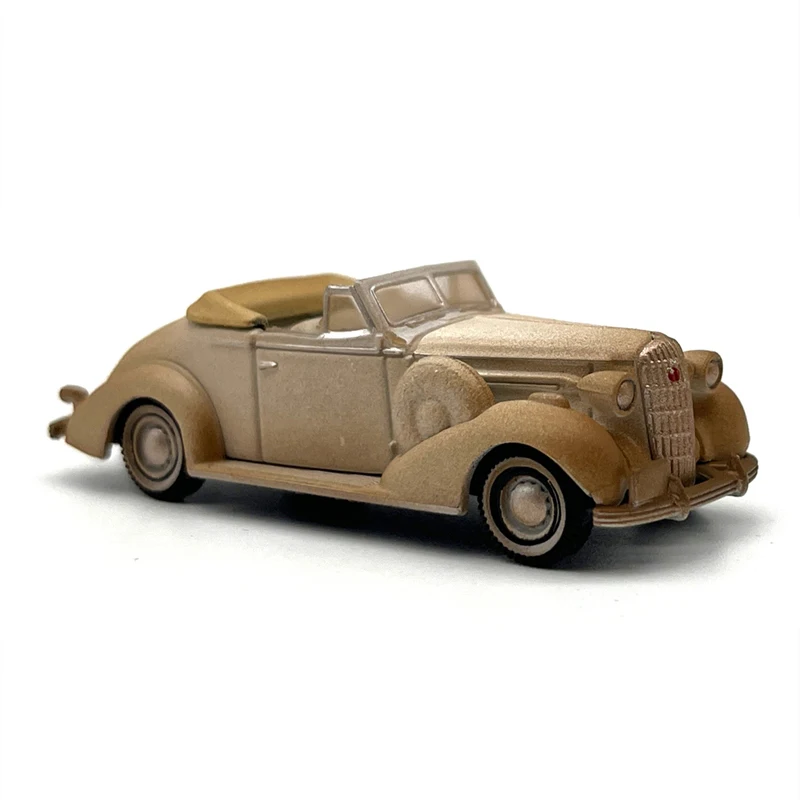 Modelo de coche Convertible de aleación fundida a presión, modelo de coche Vintage, edición especial, colección de juguetes para adultos, exhibición estática, adorno de recuerdo, 1:120