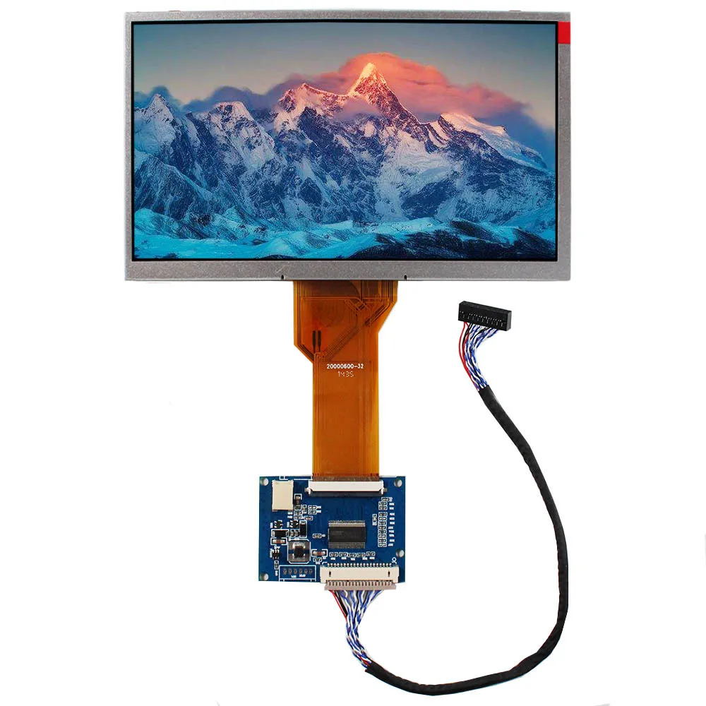 50Pin Ttl to Lvds Tcon Board Thin Motorcycle Lcd Panel 7
