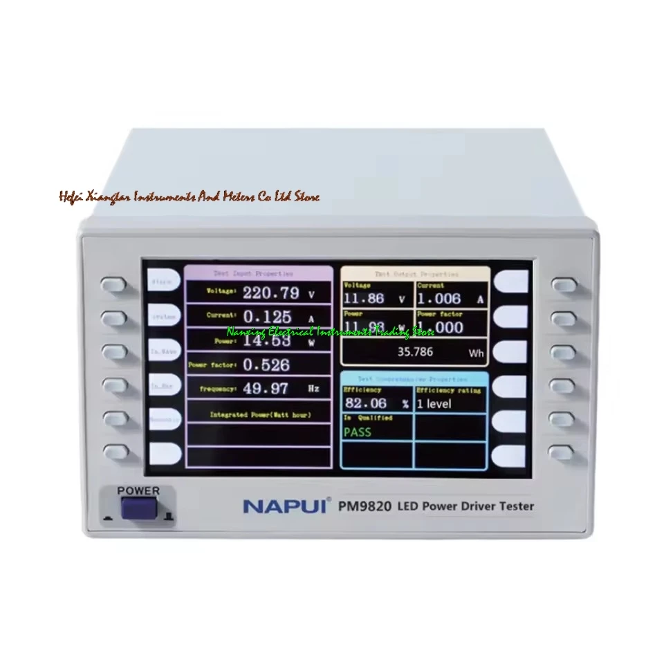 PM9820 High Accuracy Input Output Characteristics Testing Equipment LED Power Driver Tester  600V,20A