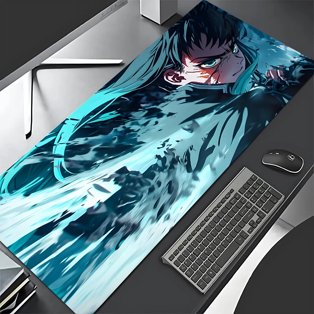 D-Demon S-Slayer M-Muichiro  Mouse Pad Laptop Gaming Accessories Mousepad Large Desk Mat Computer Gamer Keyboard Rug Carpet