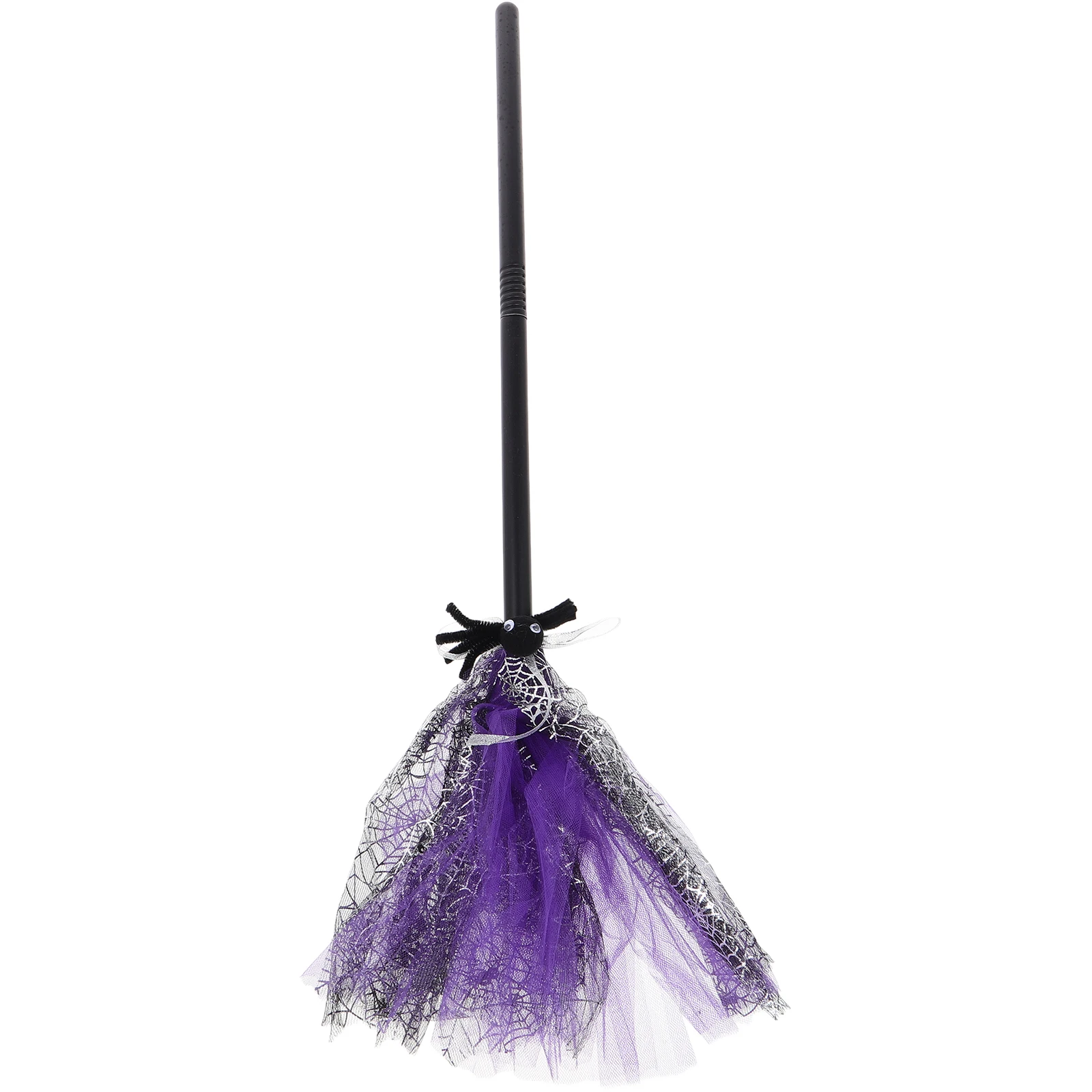 Halloween Witch Broom Witch Broomstick Cosplay Prop Halloween Costume Children Cosplay Costume Witch Detachable Magic Broom