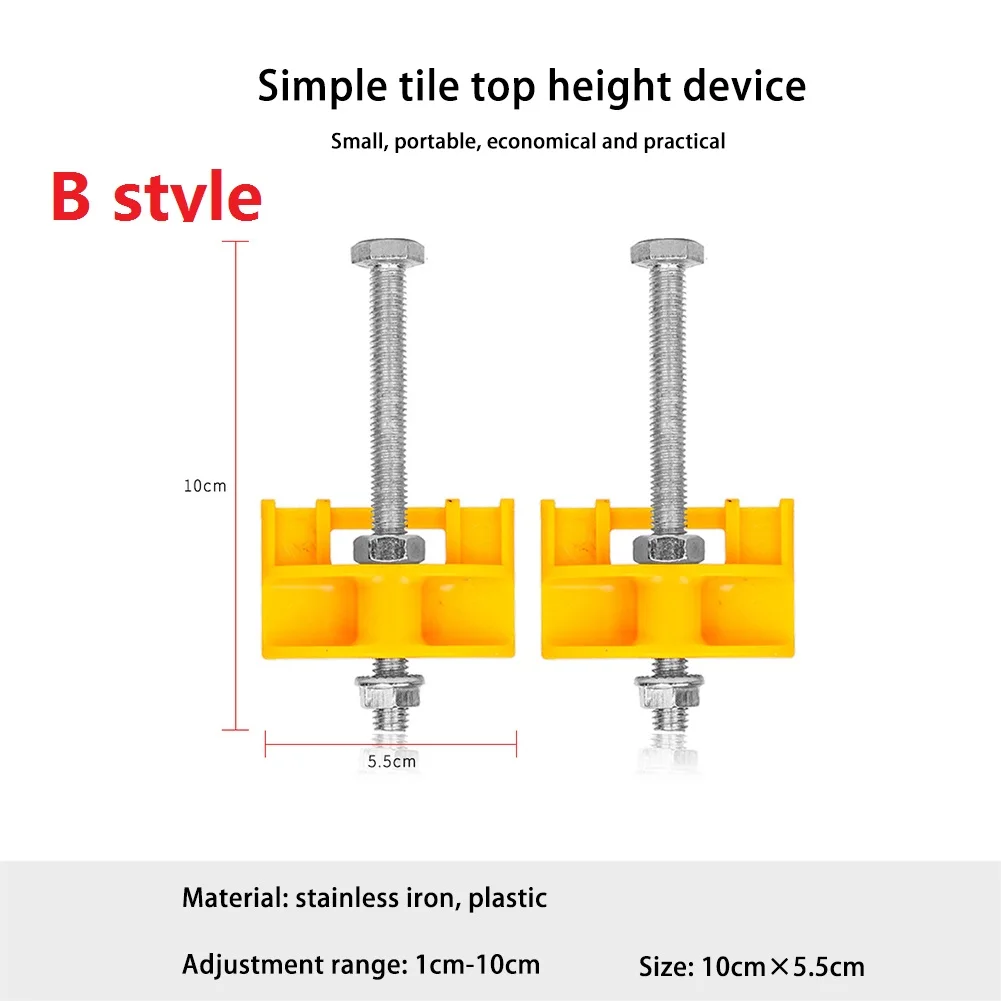 UYANGG Tile Locator Height Adjuster Tile Wall Ceramic Positioner Manual Lifting Positioning Leveler Bricklayer Wall Tiles Tools