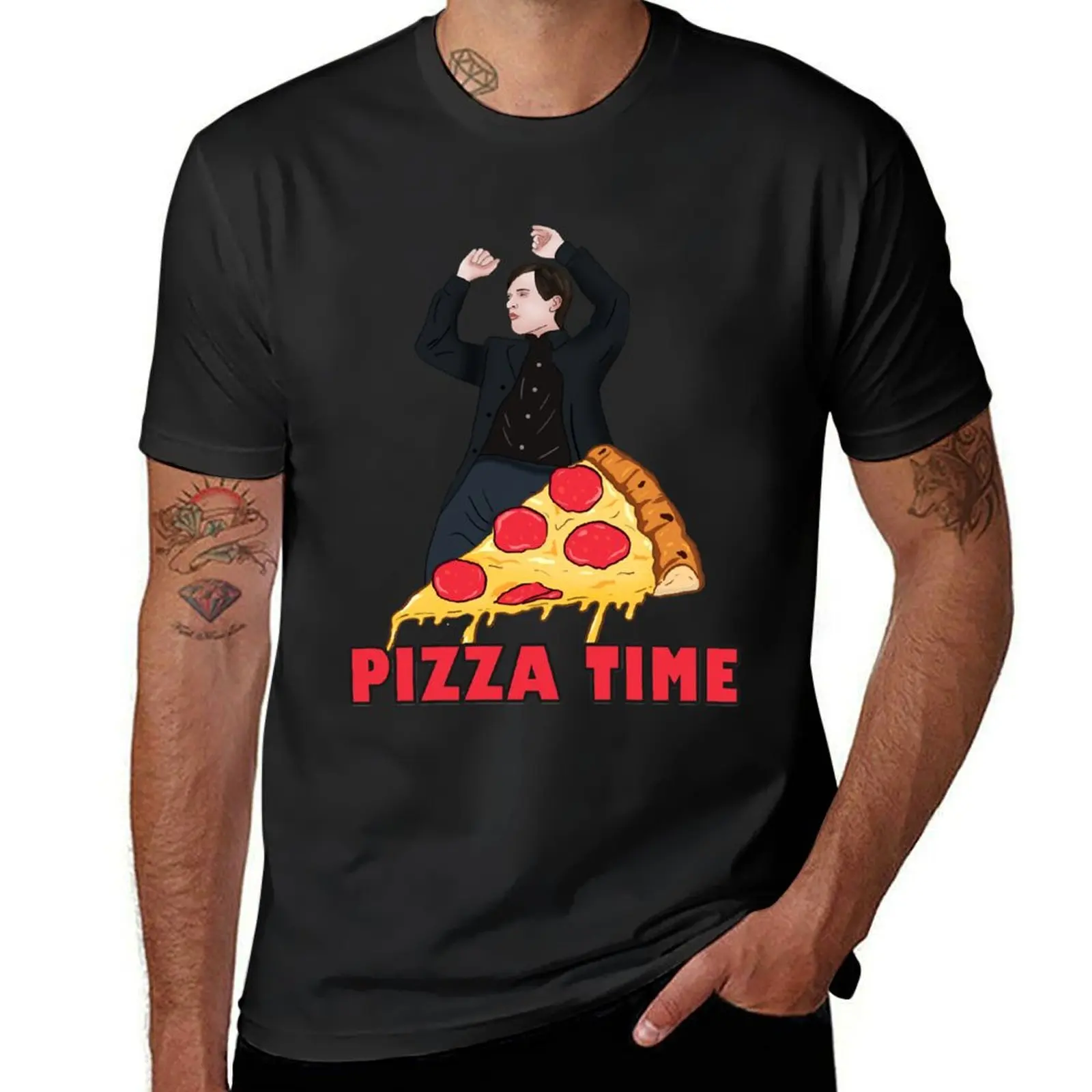 Bully Maguire Strongest Creature In The Universe Pizza Time Berghain T-Shirt hippie clothes boys whites Men's t-shirt