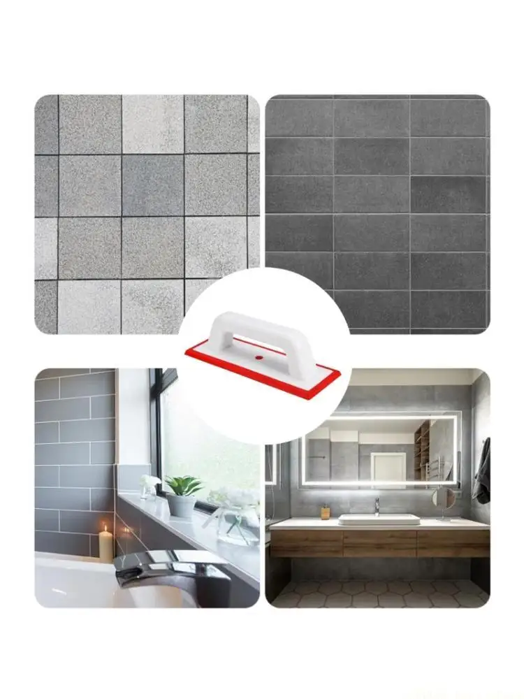 A2BE Rubber Grout Spreader Tool Float Trowel Spatula For Precise Tile Joint Finishing And Construction Work
