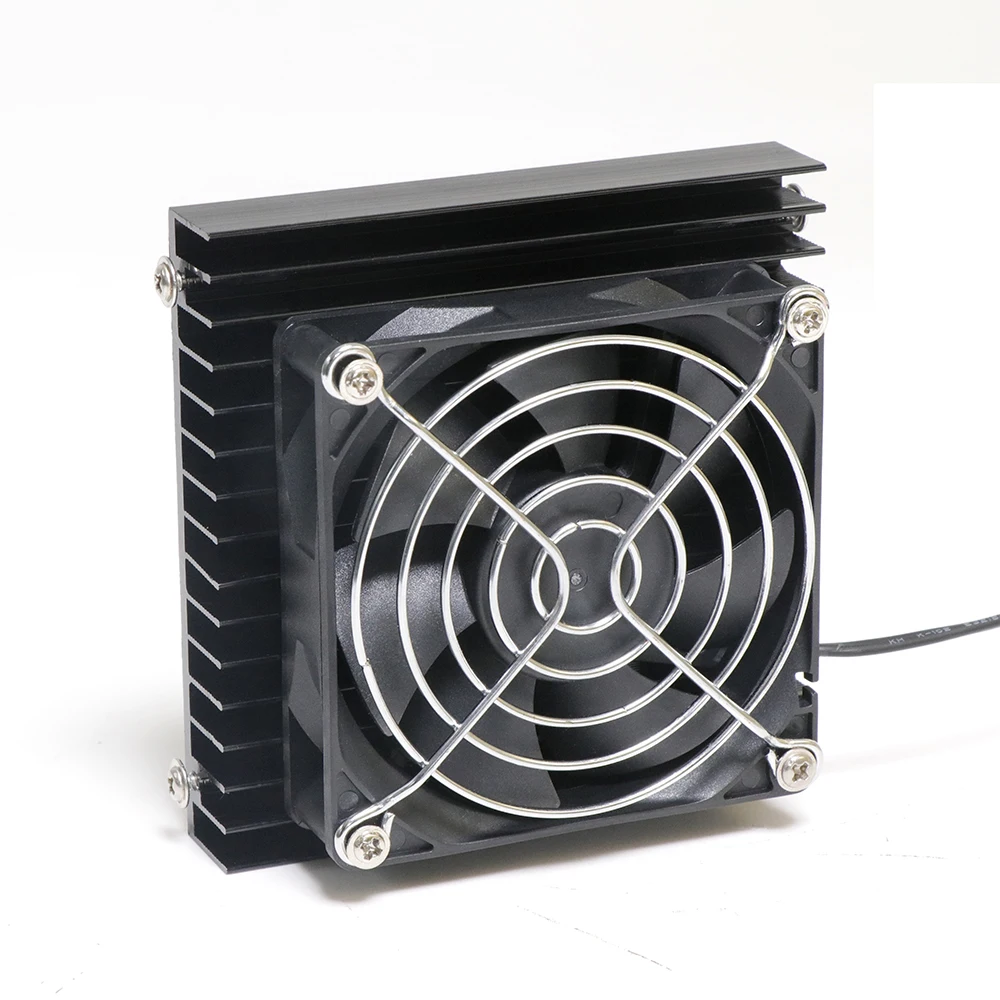 

100x100x40mm radiator Aluminum heatsink Extruded heat sink with ac 110v 220v fan for 50w 80w 100w led grow light led plant light