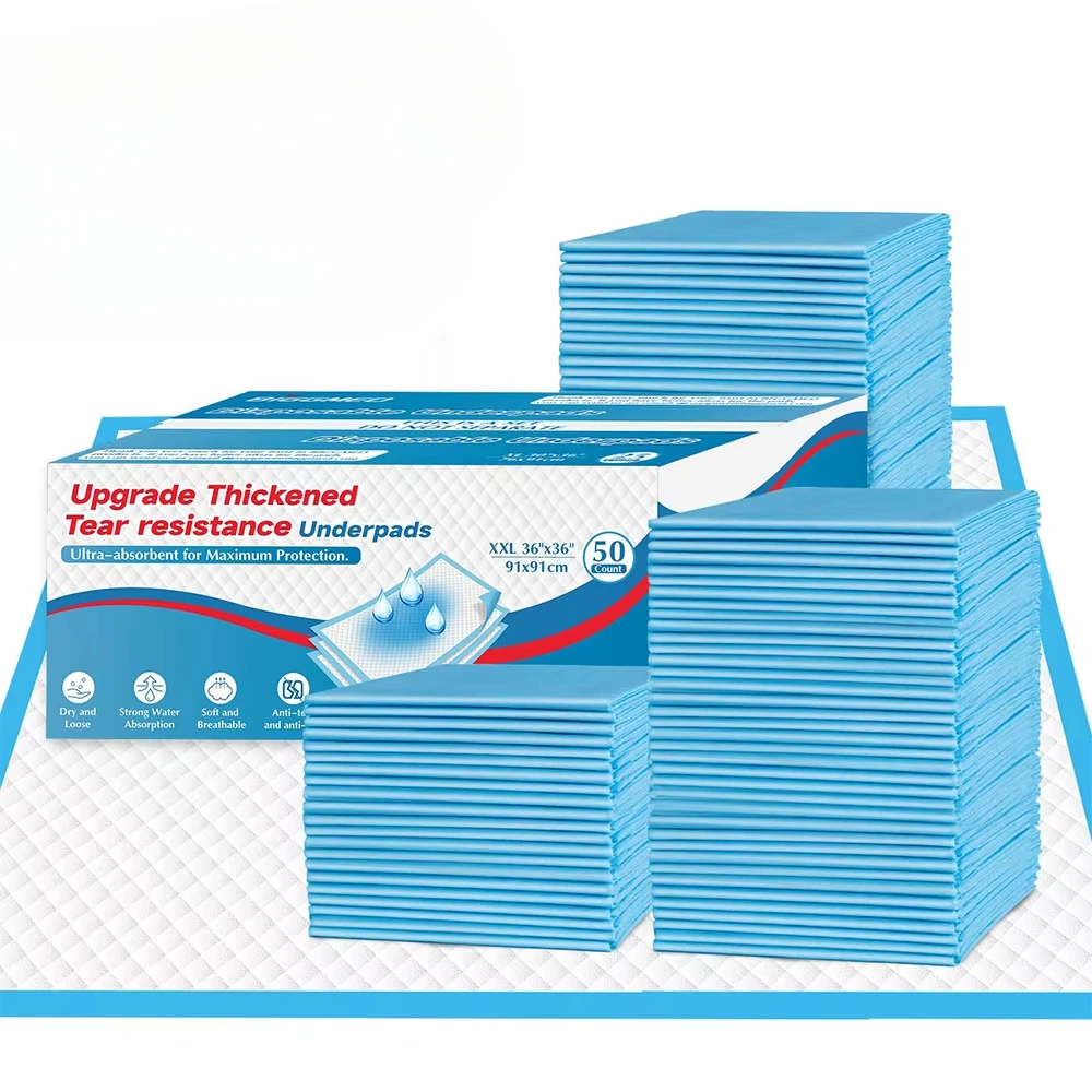 Alta qualidade feita de algodão médico Underpads descartáveis