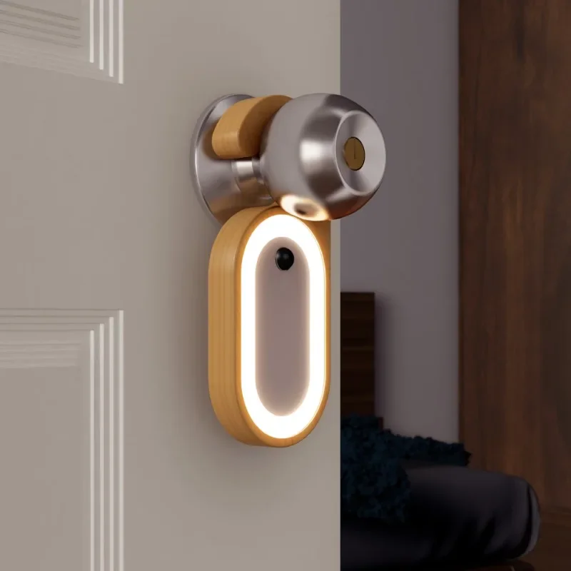 Europe and the United States hot-selling log infrared LED corridor charging human body induction bedroom feeding light