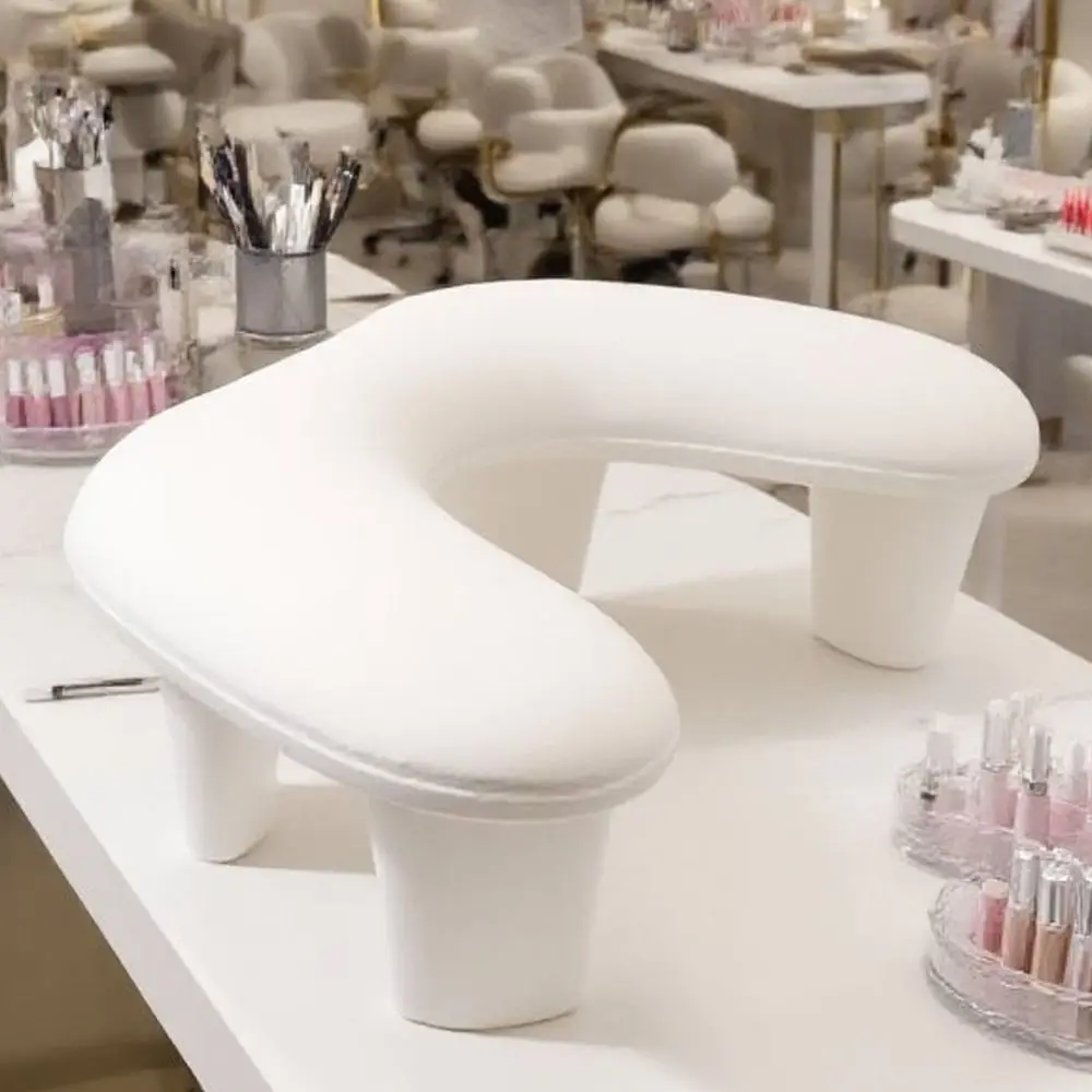 

Height Adjustable Nail Art Hand Pillow Tilt Type Detachable Brackets U-Shaped Nail Arm Rest Non-slip Comfortable