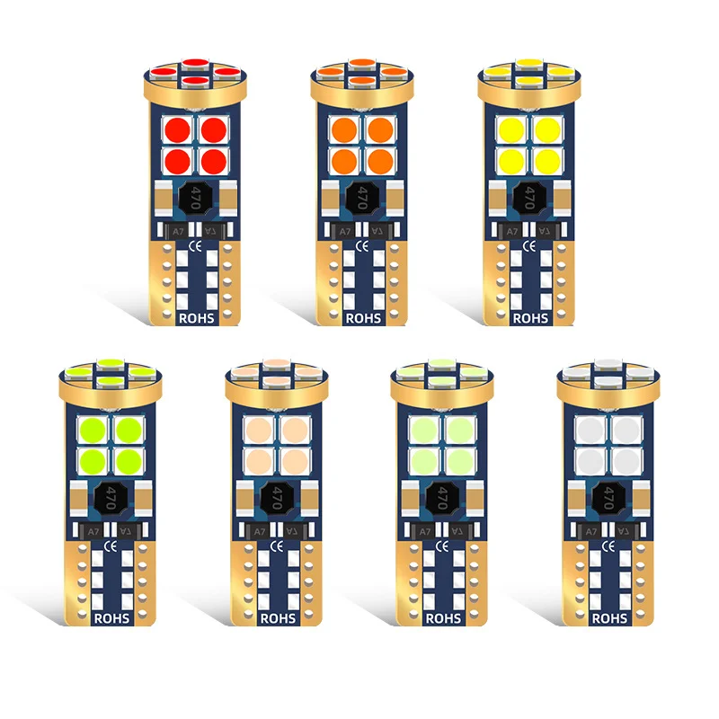 

TCYATO 12V car width indicator light T10 3030 12SMD car light LED high-brightness wide-voltage reading light license plate light
