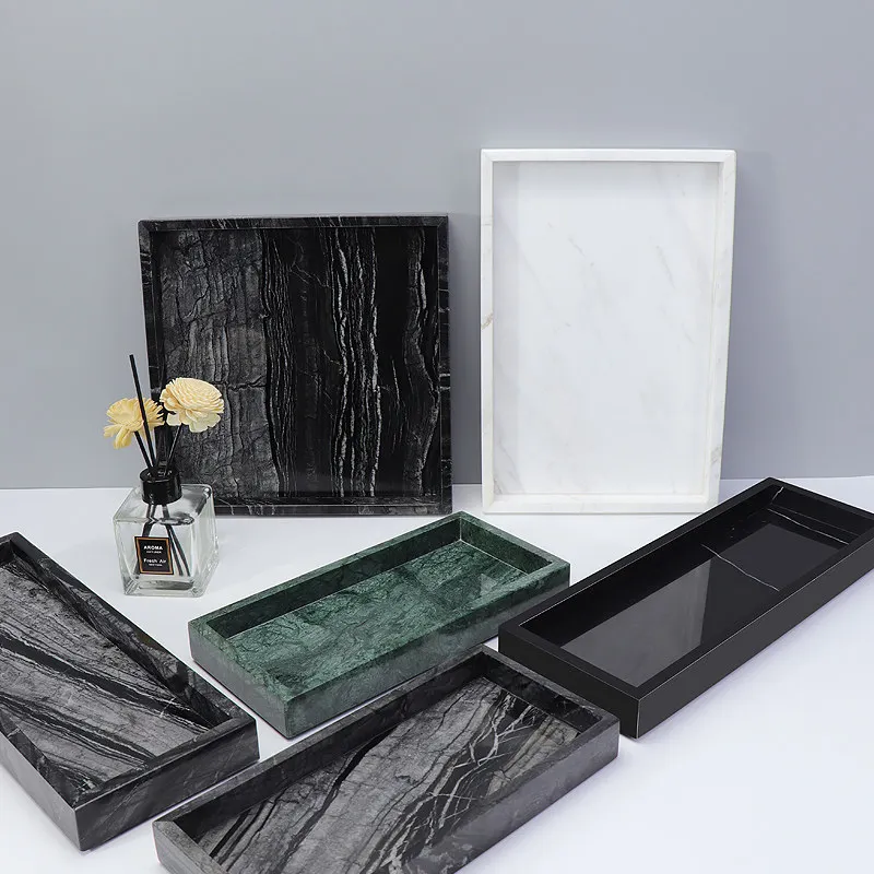 Marble Vanity Tray Bathroom Or - огляд і ціна Home Bathroom Organizer