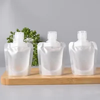 10Pcs 30/50/100ML Travel Storage Bag Portable Packaging Cosmetic Lotion Shower Gel Shampoo Leakproof Refillable Empty Bag 4