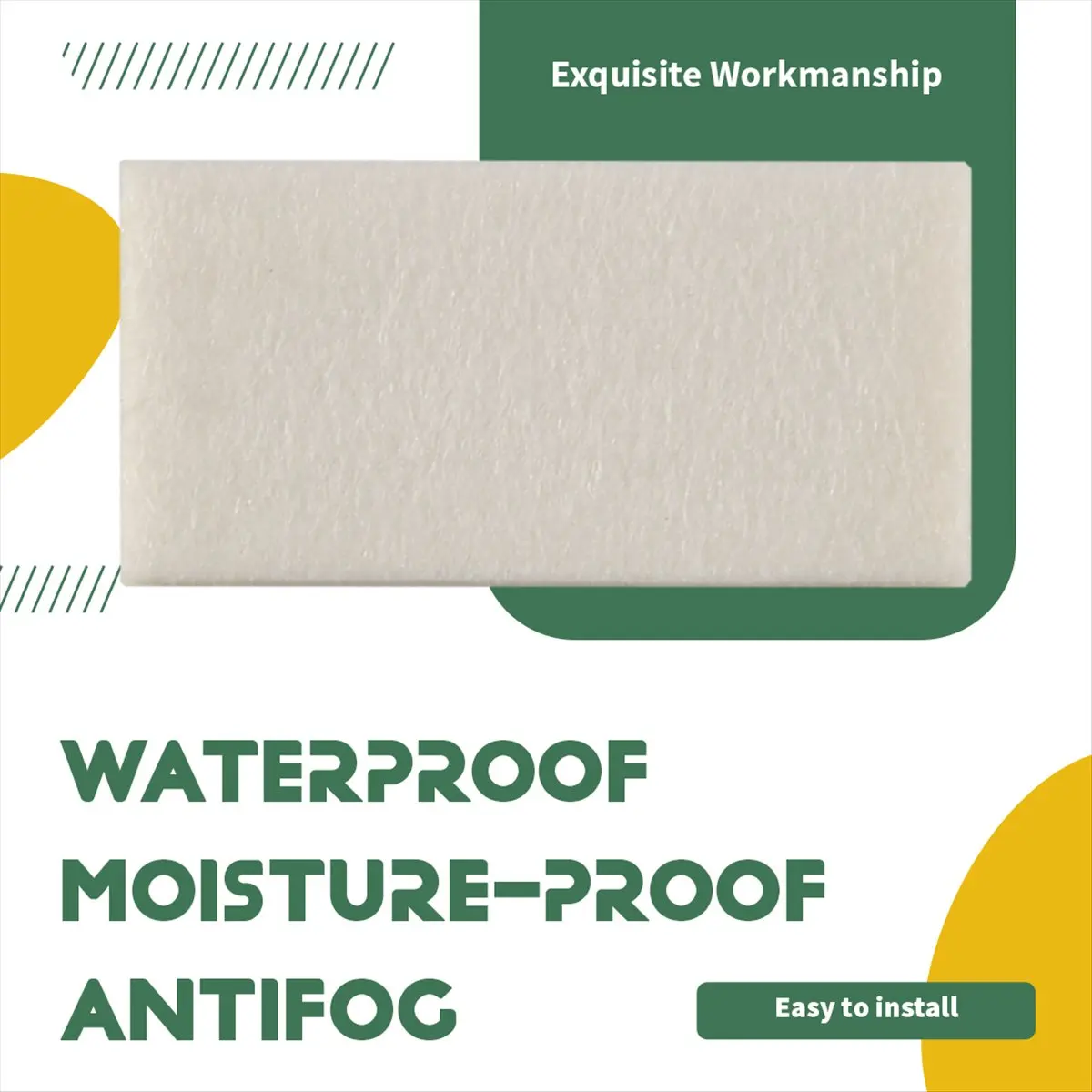 ABAN 12pcs Sheet Antifog Waterproof Moisture-proof Recycling inserts for Sport DV camera for HD 4 3 + 3 2 1