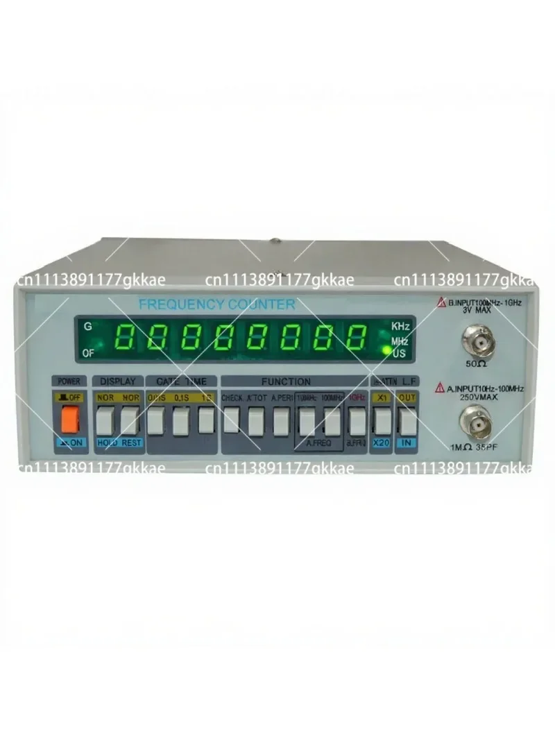 High Precision Frequency Meter 10HZ-2.7GHZ Multi-Functional Frequency Counter Tester with 8 LED Display for Electronic Component