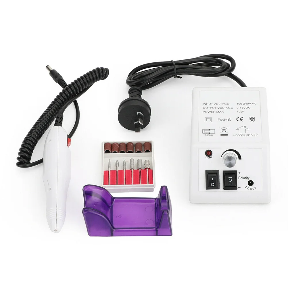 

Электрическая машина для полировки ногтей 20000-30000 об/мин, высокошлифовальный инструмент для салона лака для дизайна ногтей, белый цвет