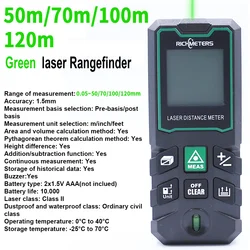 Range Finder Laser Distance Meter Rangefinder Digital Angle Protractor Professional Measuring Tools