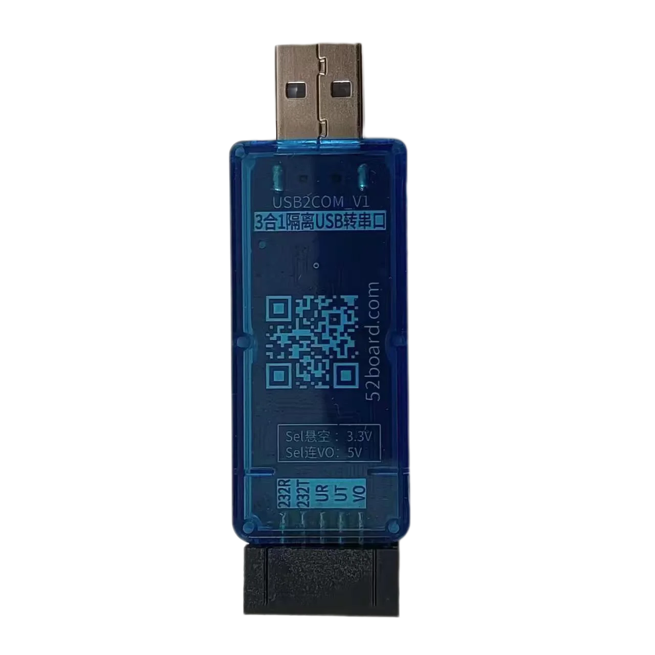 USB to RS485|RS232|TTL High-speed Isolated Serial Port Module Supports 3.3V/5V Chip CH343 Line