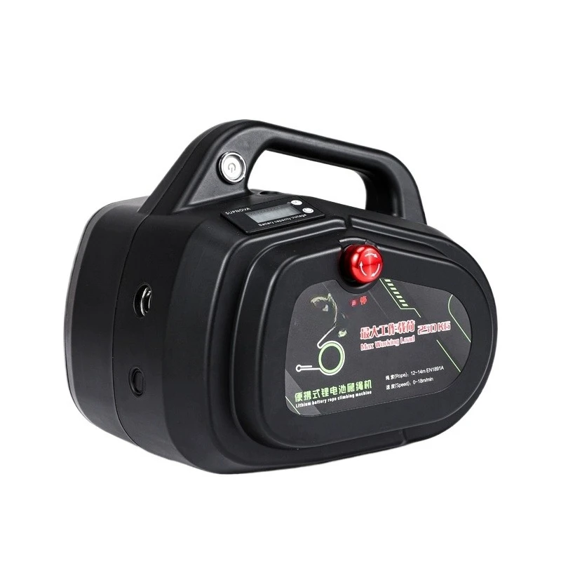 Portable Rechargeable Lithium Battery Rope Climbing Machine Wireless Remote Control Outdoor Air Conditioner Hoist