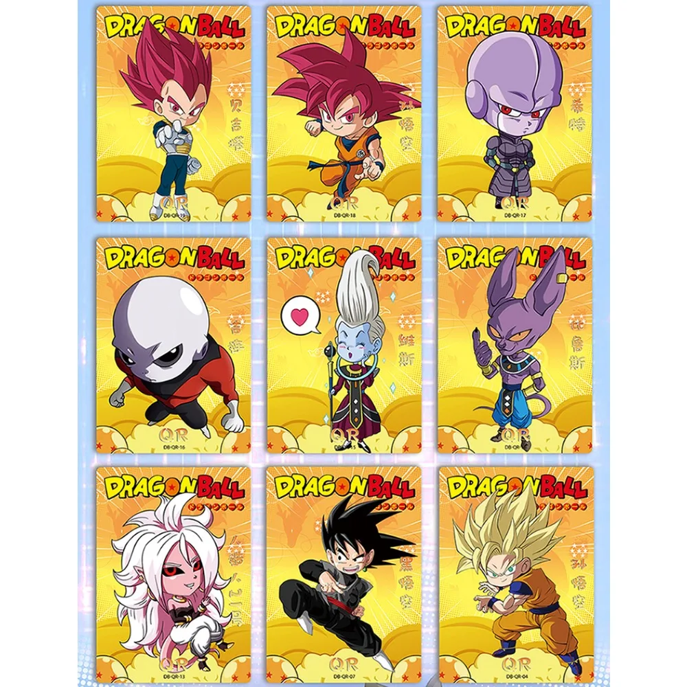 Japanese Anime Dragon Ball Collection Card Son Goku Vegeta IV Rare Classic Comic Background Character Card Boys and Girls Gifts