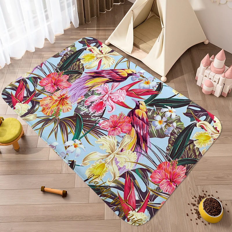 Veranda Mat A-Brids Washable Non-slip Kitchen Rug Aesthetic Anime Carpet Bedroom Modern Home Decoration Funny Doormat Bathmat