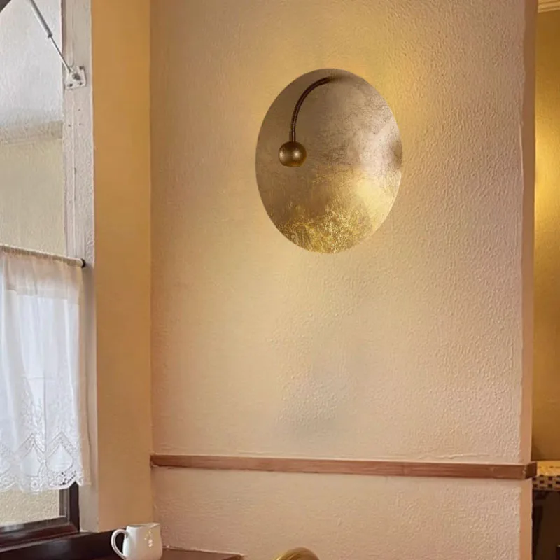الغلاف الجوي الحديث وحدة إضاءة LED جداريّة ضوء 3000K الذهب معدن نمط جديد آرت ديكو لصالون غرفة نوم الدرج الممر الشمعدان #4
