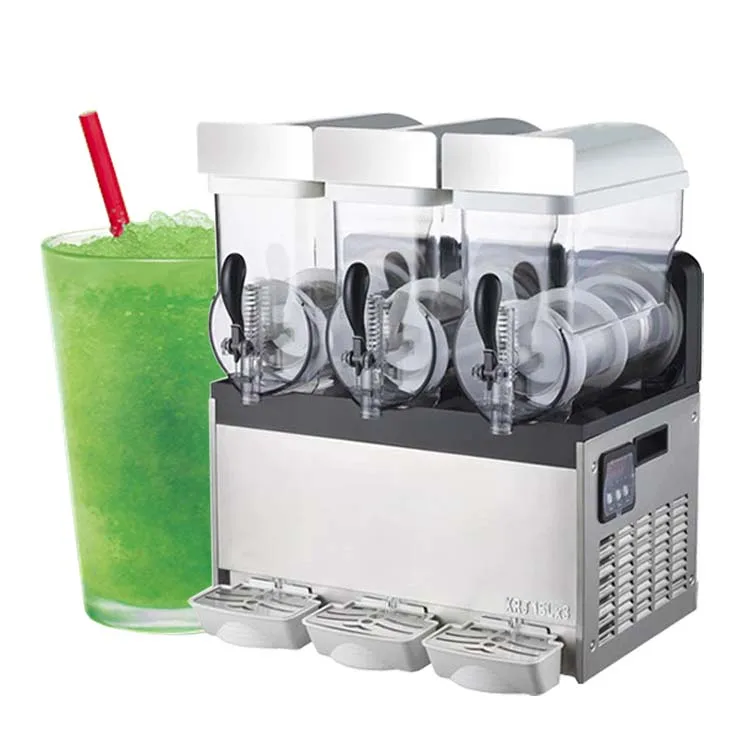 110V220V frozen drink machine 3 tanks 3x15L slush granita/slush machine/slushy machine