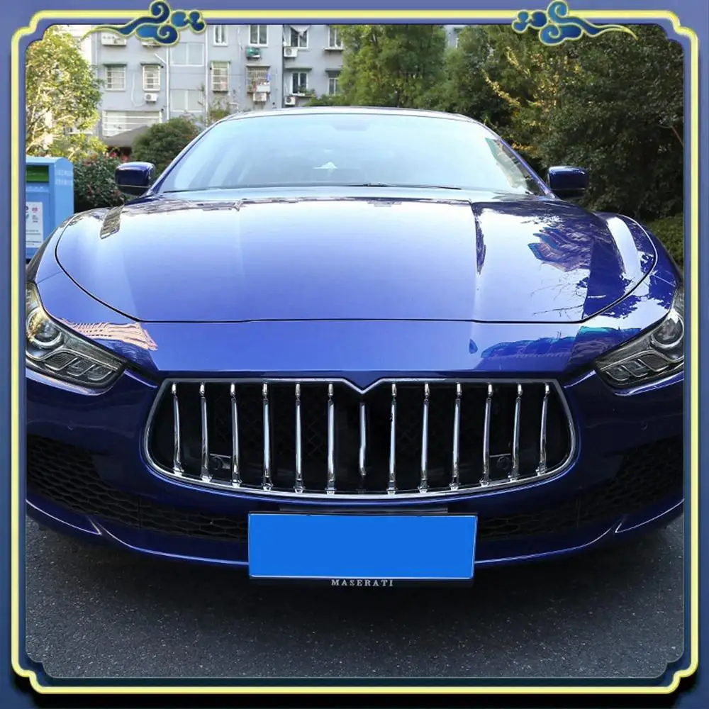 

AU16-12Pcs Front Griller Trim Car Styling Accessories Front Kidney Grille For Maserati Ghibli 2014-2017