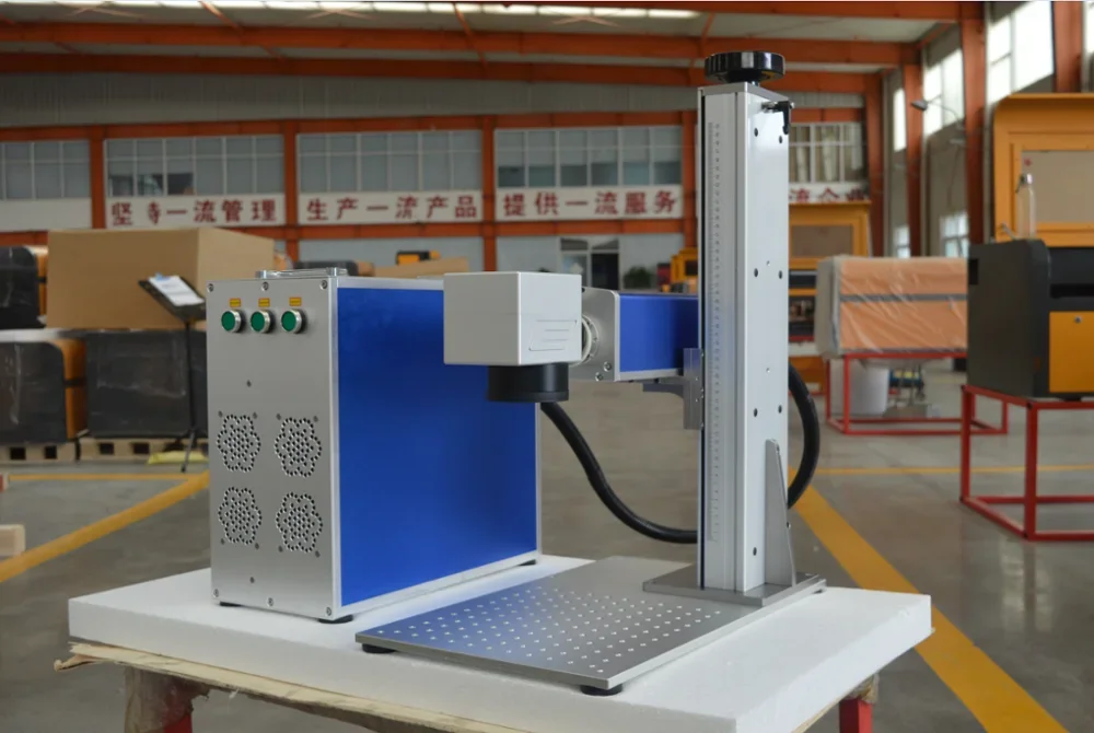 exquisite craftsmanship Raycus IPG MOPA portable desktop 20w Metal Plastic small fiber laser marking machine price wholesale