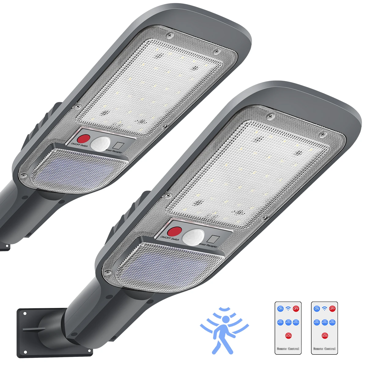 

Nice Solar Lights Outdoor Waterproof Solar Flood Lights Super Bright Solar Street Lights With Remote Control 3 Modes For Garden