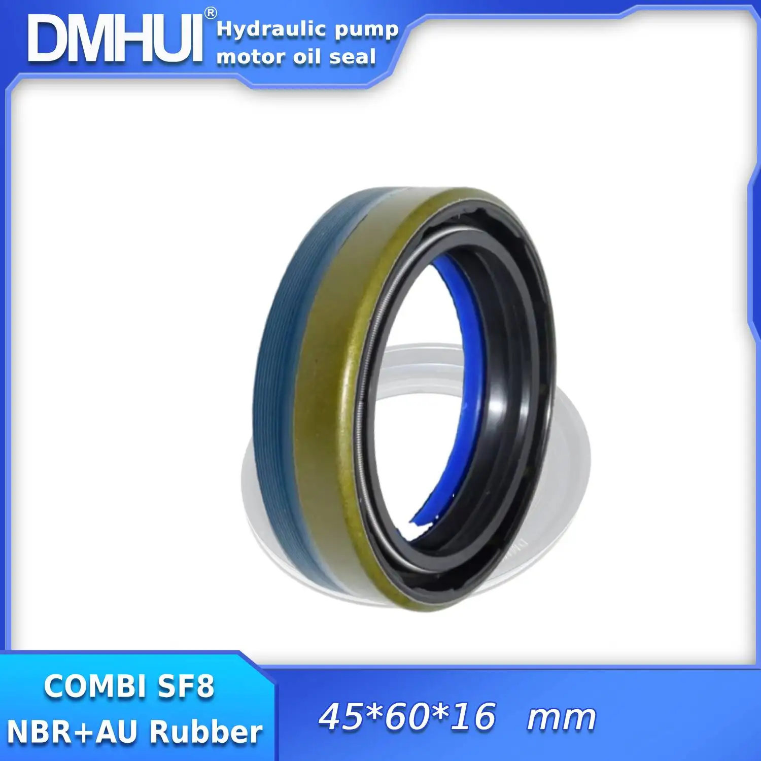 DMHUI agricultural machine and tractor Oil seal 45x60x16 mm COMBI SF8 type rotary shaft seal for Corteco/ 12014977B ISO9001:2008