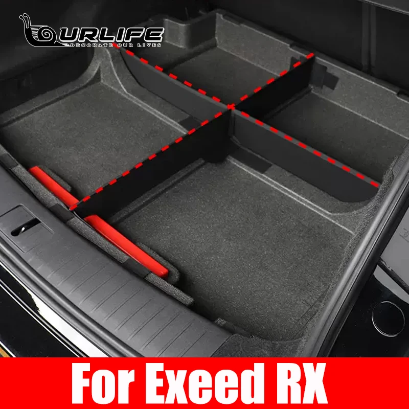 

For Exeed RX 2022 2023 2024 Car Styling Trunk Folding Storage Box Multi-function Box Auto Modificated Accessories