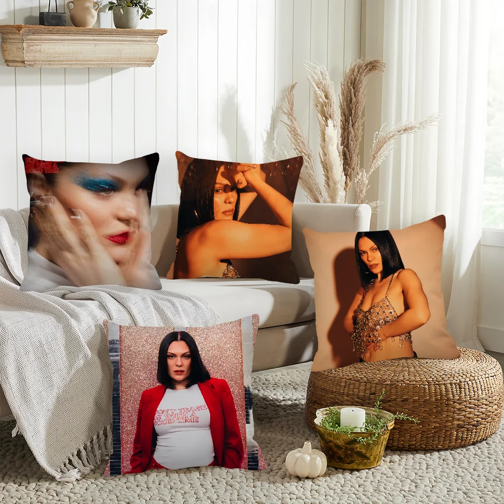 

Singer Jessie J Pillow Case Home Decoration Cushion Cover Suitable For Bedroom Car Office Sofa
