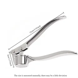 High Efficiency Garlic Press Heavy Duty Garlic Mincer Easy To Squeeze and Clean Rust Proof and Dishwasher Safe Ginger Crusher