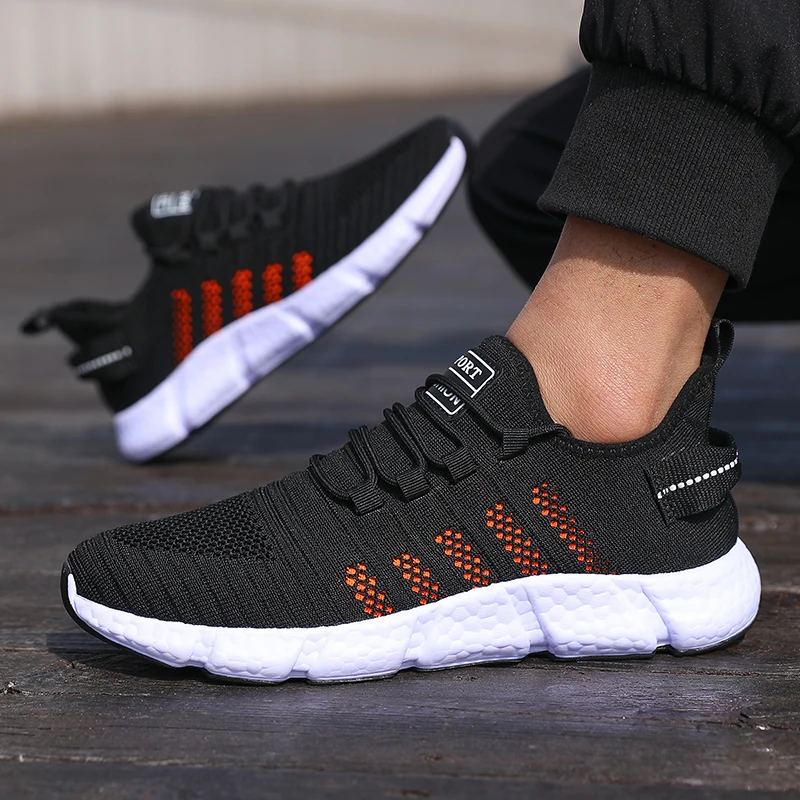 

Summer Men Sneakers Breathable Anti-Odor Sports Casual Running Shoes Comfortable 2025 New Track Field Basketball Sports Shoe Men