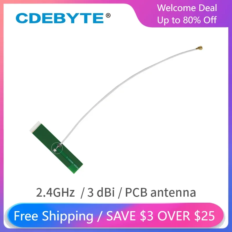 

10pc/lot TX2400-PCB-4811 PCB Wifi Antenna 3dBi 2.4GHz Omni Directional 4g Antena