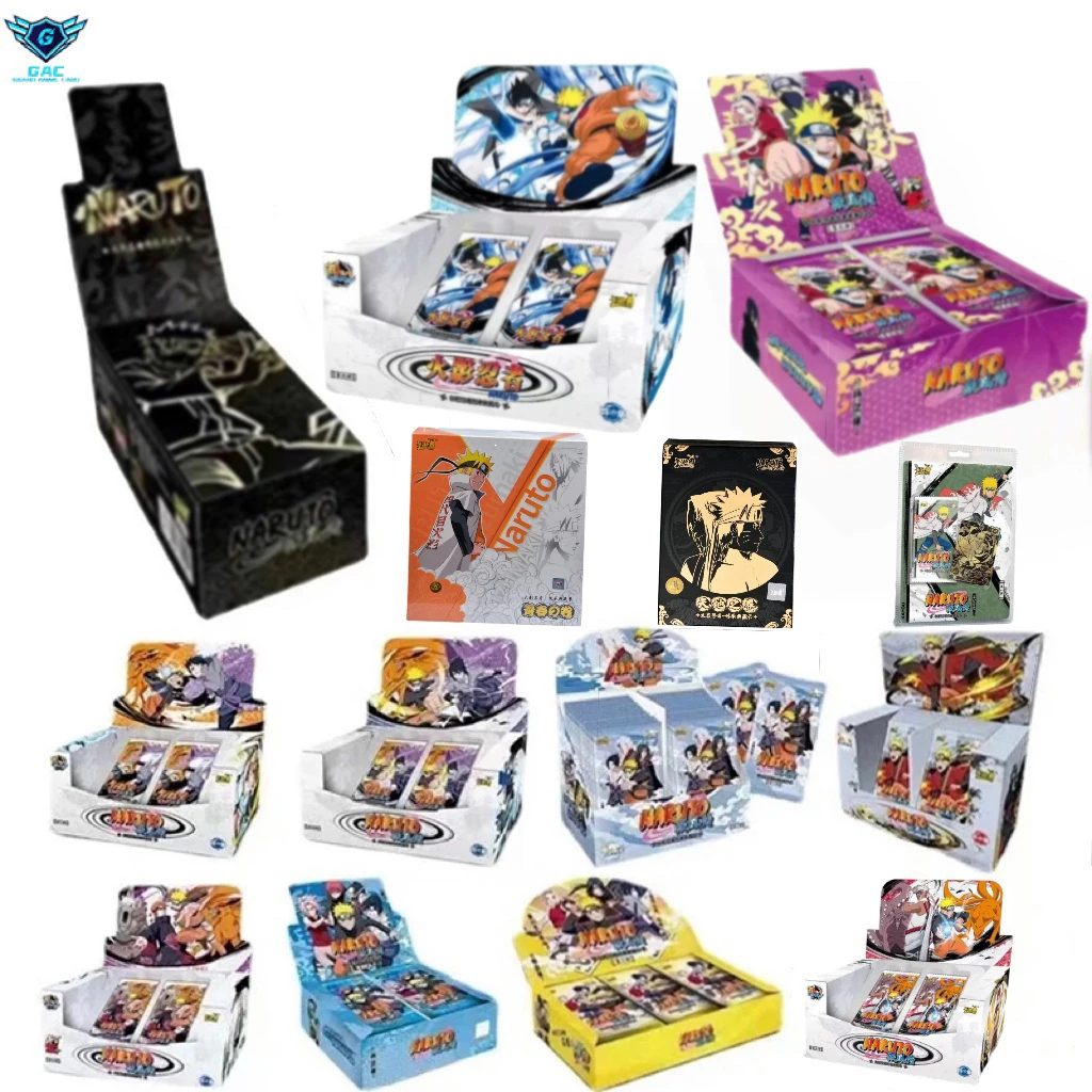 New Kayou Genuine Naruto Card T4W6 Booster Box Promo Japanese Anime Collection Card Wholesale Card Game Toy Gift