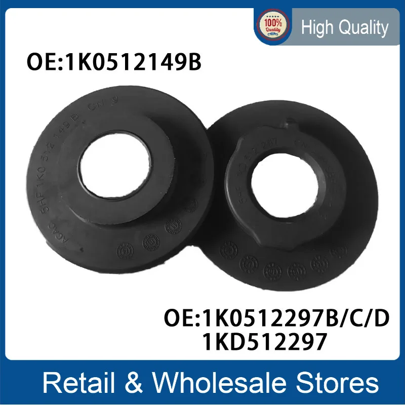 Rear Coil Spring Upper Bushing Shock absorber spring pad for Passat Tiguan Golf CC Audi A3 Touran Golf V 1KD512297 1K0512149B