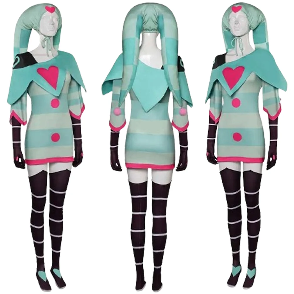 Fizzarolli Cosplay gioco di ruolo abiti da notte Cartoon Anime Hotel Costume donne adulte Roleplay femminile Fancy Dress Up Party Cloth