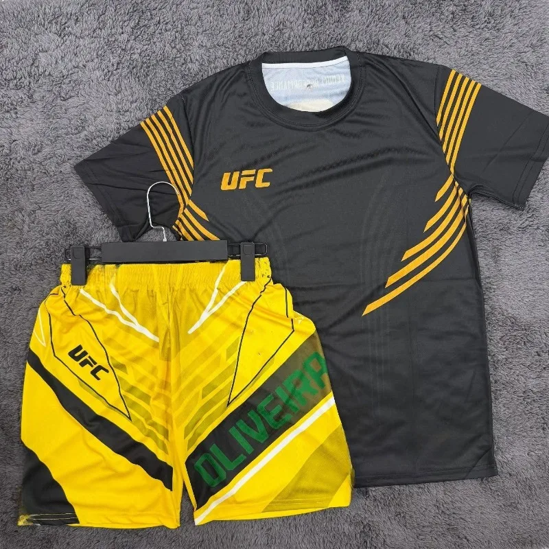 Best-selling Men's and Women's Outdoor Sports Casual Short-sleeved Short-pants Sets; Martial Arts and Boxing Clothing kids