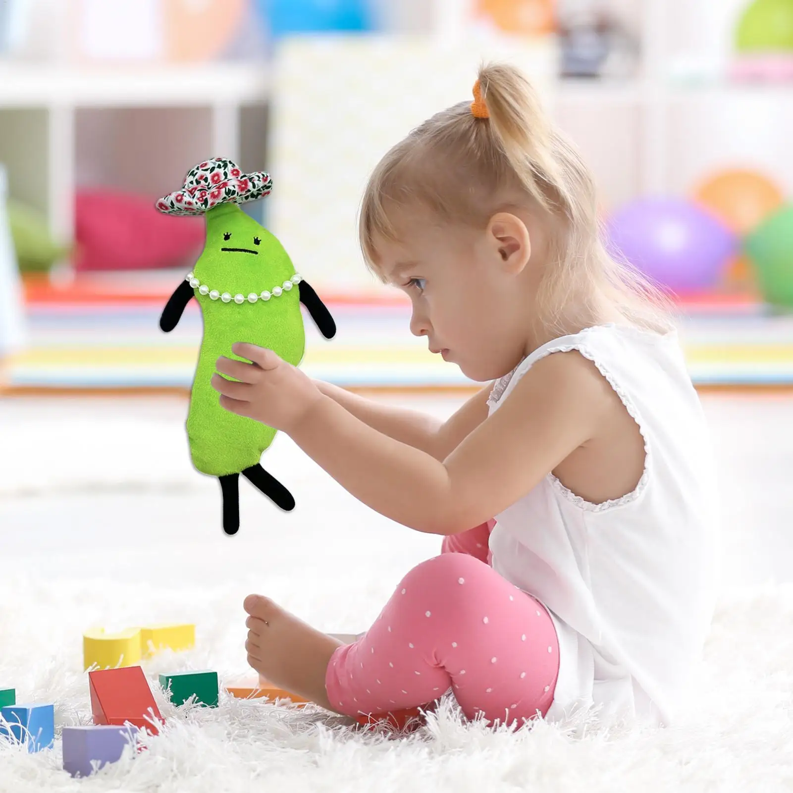 Gefülltes Plüschtier, Cartoon-Familie, Plüschfigur, niedliches gefülltes Begleiter-Kissen-Spielzeug für Jungen und Mädchen, Geburtstag, Weihnachten, Kinderzimmer