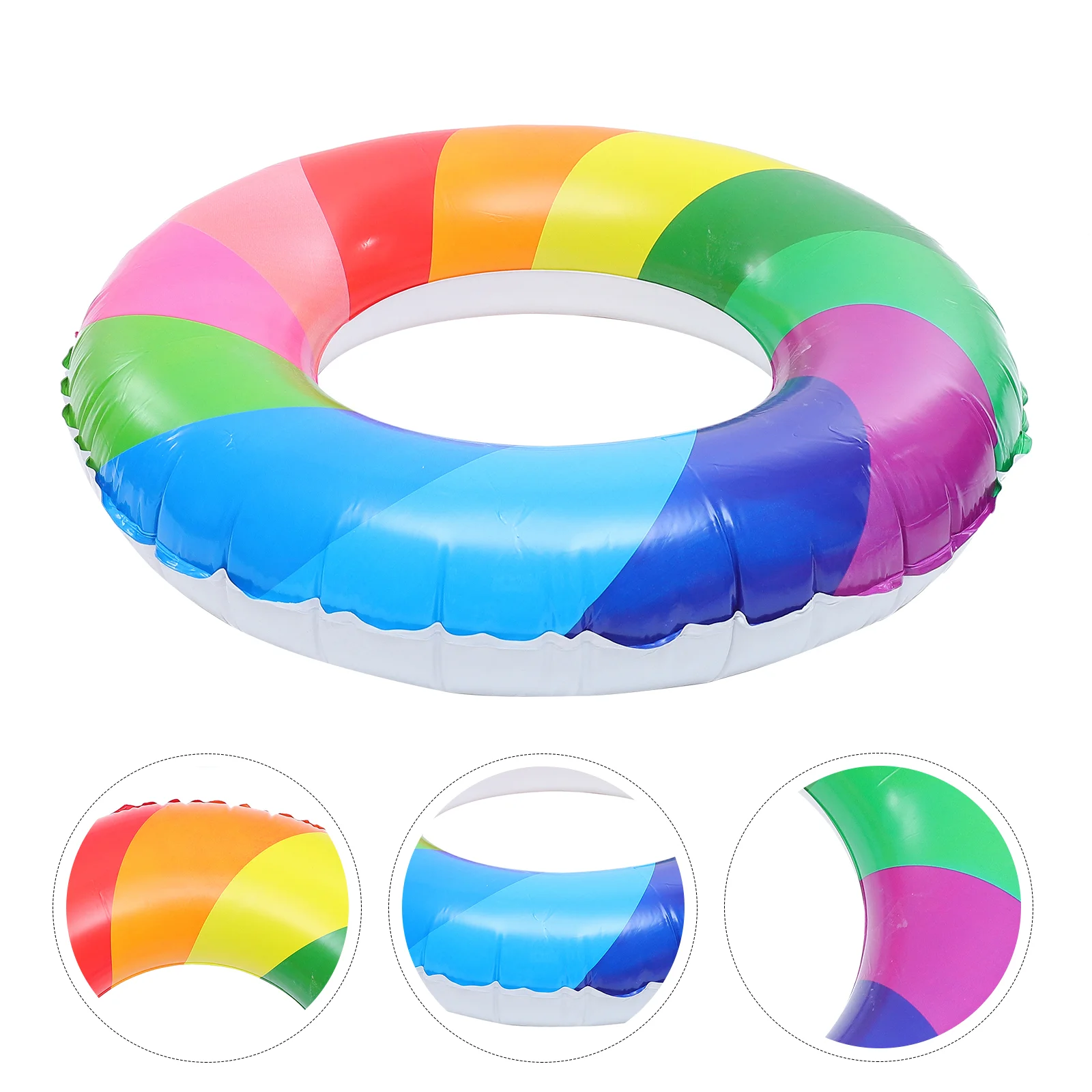 

Girls Pool Float Rainbow Swimming Ring Kids Outdoor Pools Floats Pvc